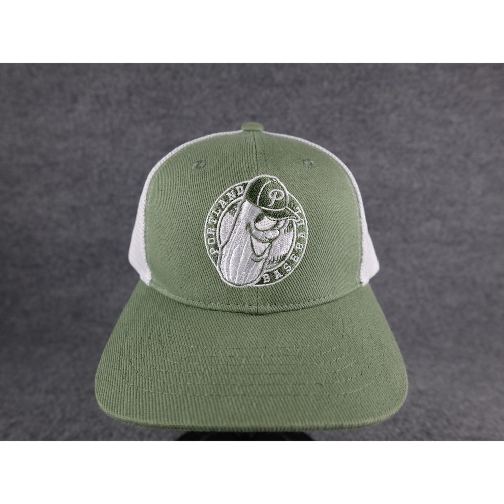 Official League Baseball Cap Green Mesh Trucker Snapback Embroidered Logo